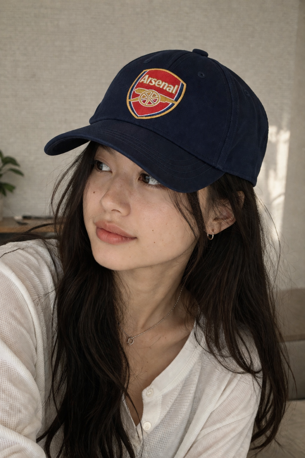 Arsenal Navy Crest Baseball Cap