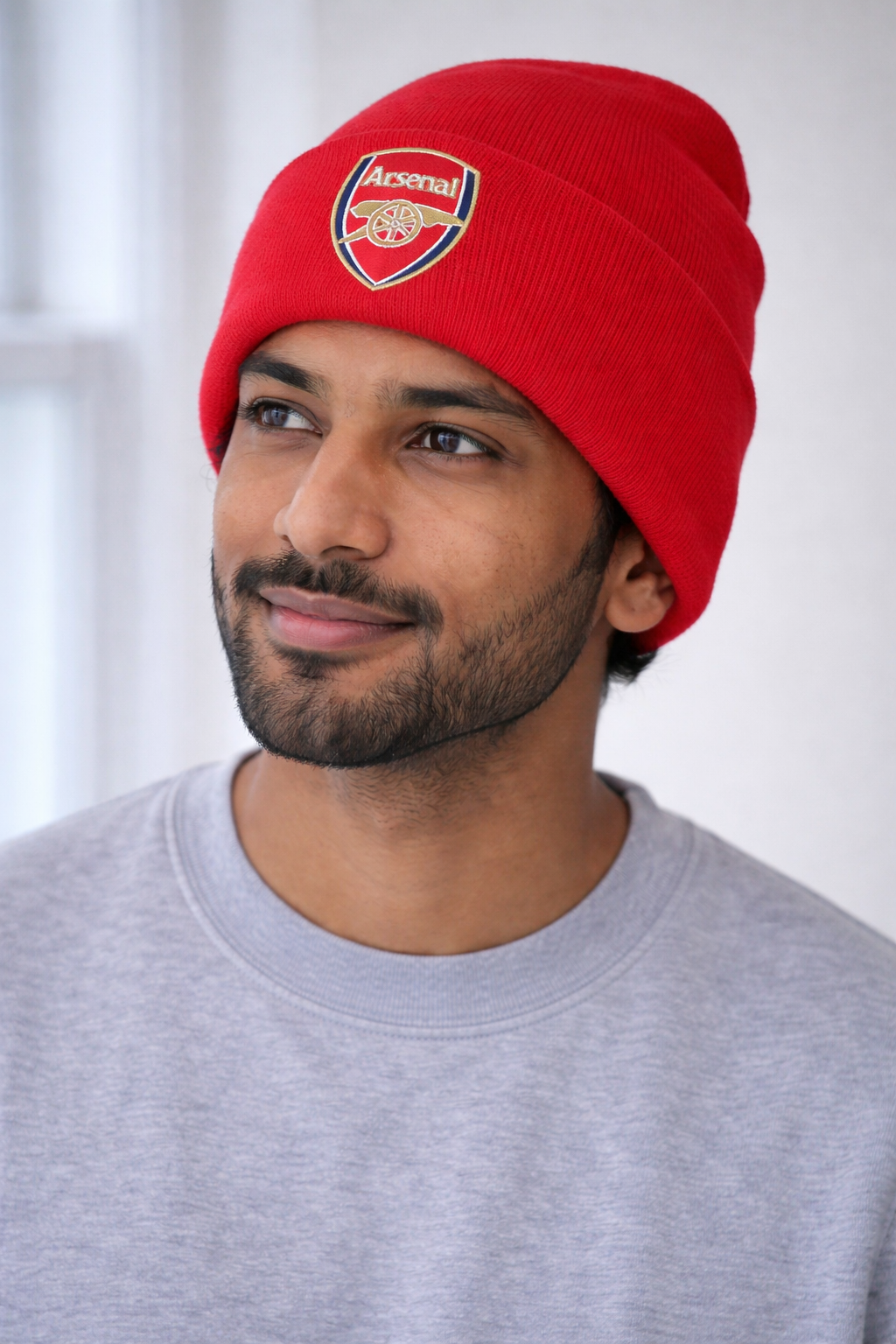 Arsenal Red Crest Beanie