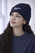 Arsenal Navy Beanie White Cannon
