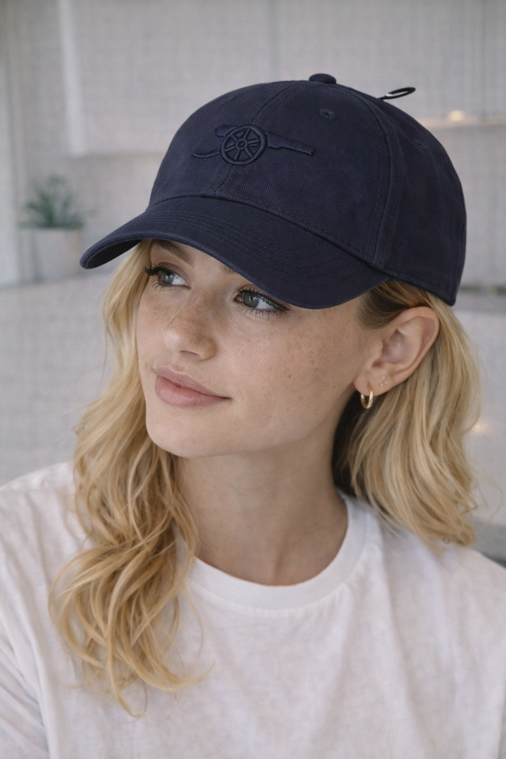 Arsenal Navy Monochrome Cannon Baseball Cap