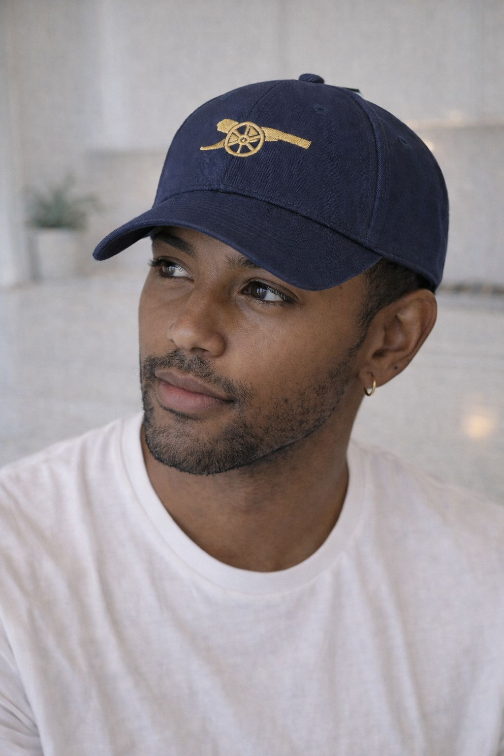 Arsenal Navy Baseball Cap Gold Cannon