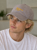 Arsenal Grey Baseball Cap Gold Cannon