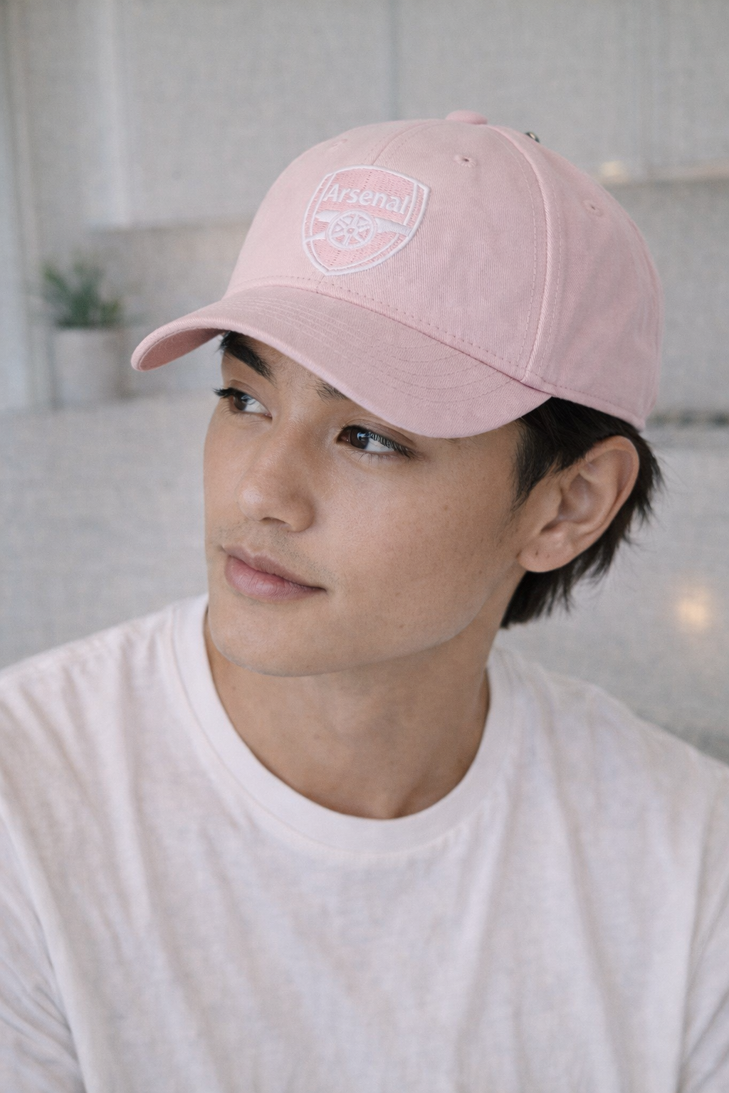 Arsenal Pink Crest Baseball Cap