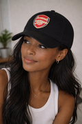 Arsenal Black Crest Baseball Cap