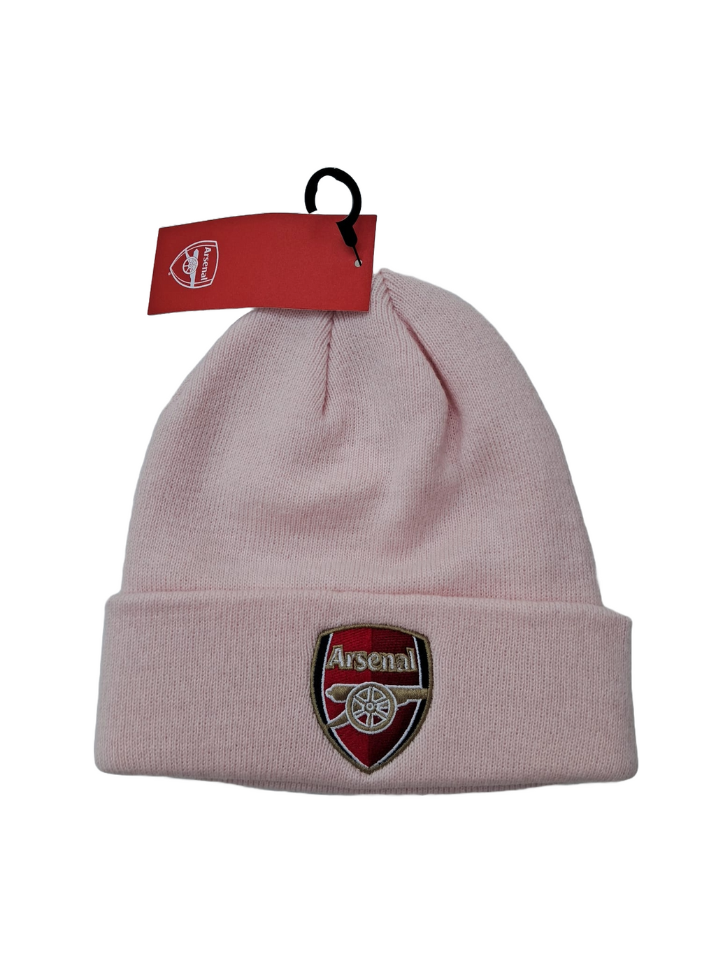Arsenal Pink Crest Beanie