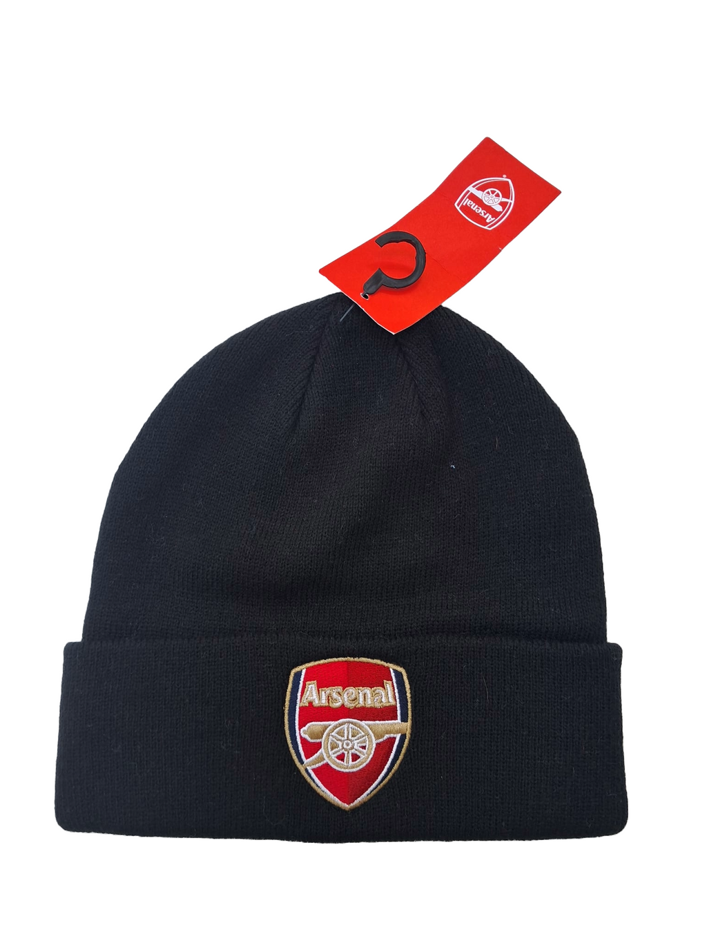 Arsenal Black Crest Beanie