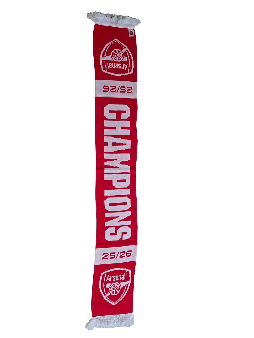 Official Red Arsenal Champions Scarf