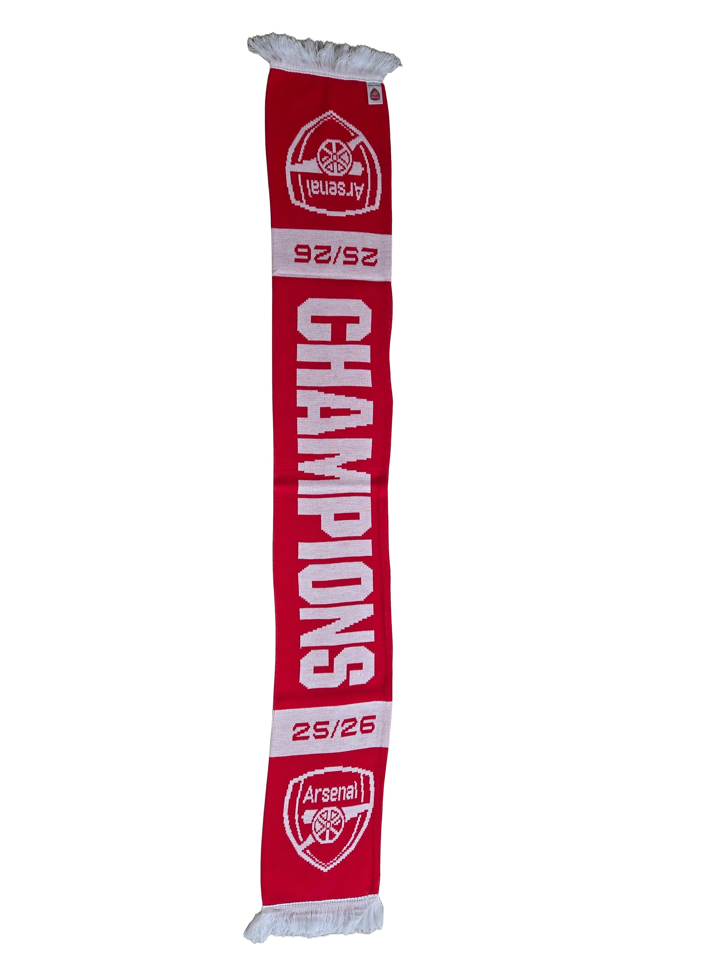 Official Red Arsenal Champions Scarf