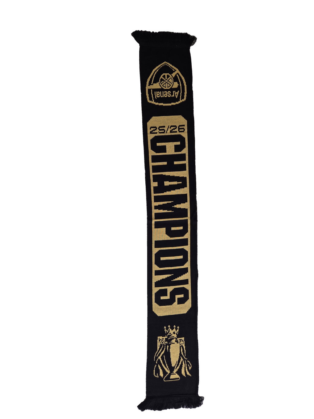 Official Black Arsenal Champions Scarf