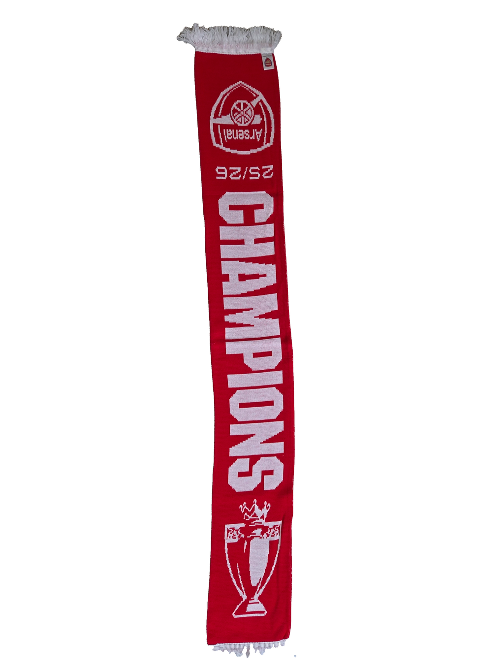 Official Red Trophy Champions Scarf