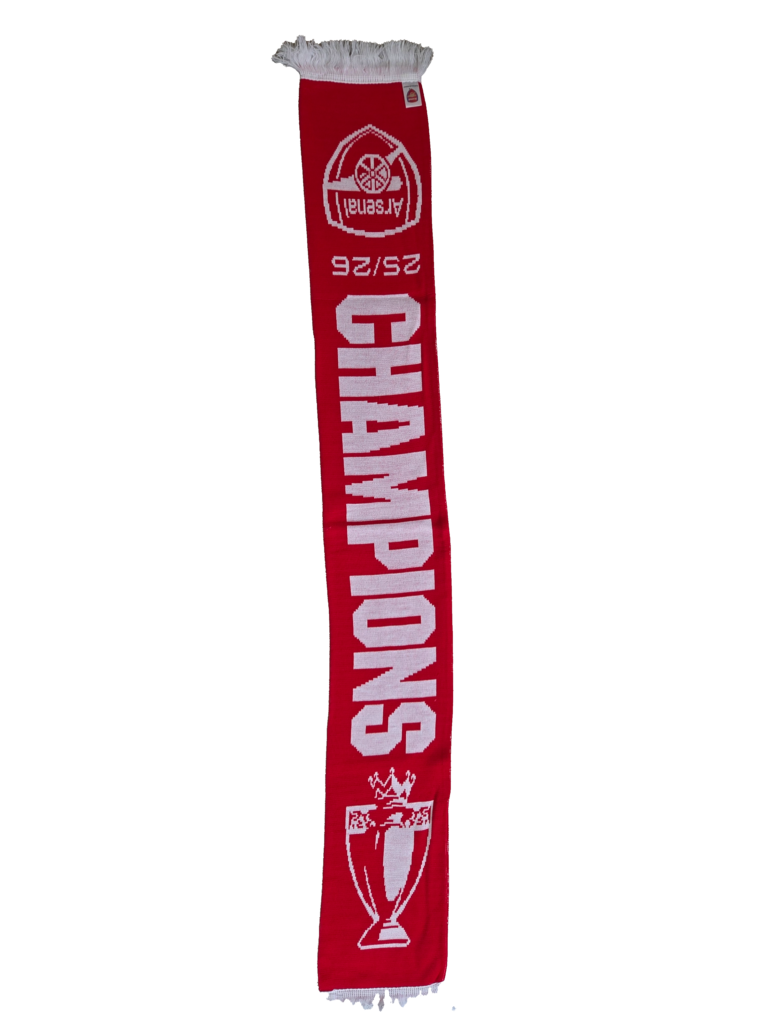 Official Red Trophy Champions Scarf